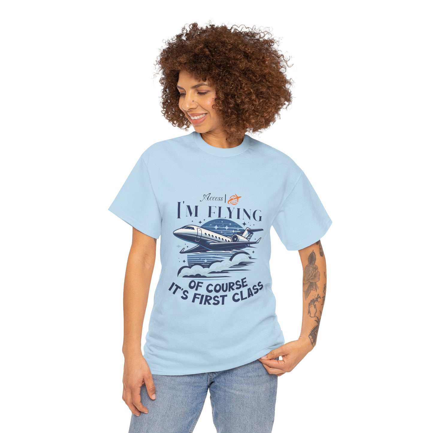 "Cruise in Style" Of Course - Unisex Heavy Cotton Tee