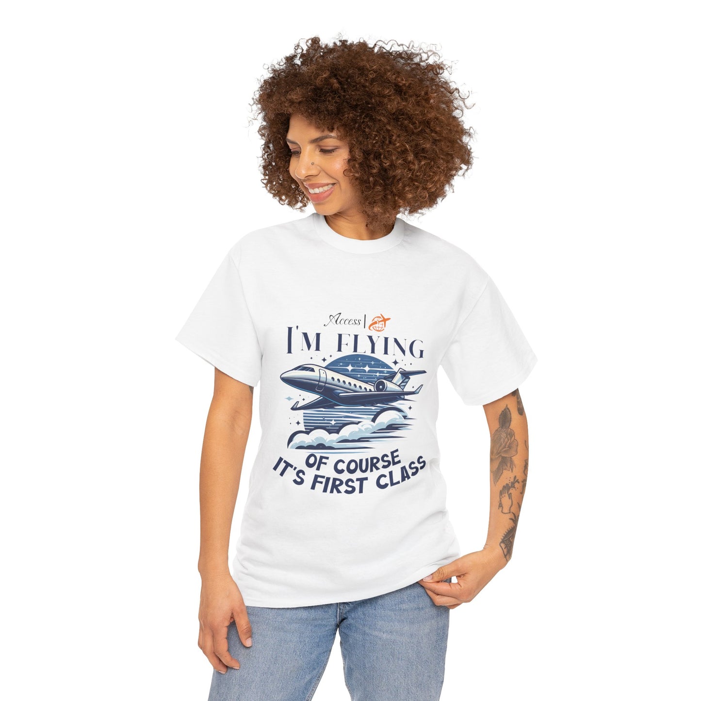 "Cruise in Style" Of Course - Unisex Heavy Cotton Tee