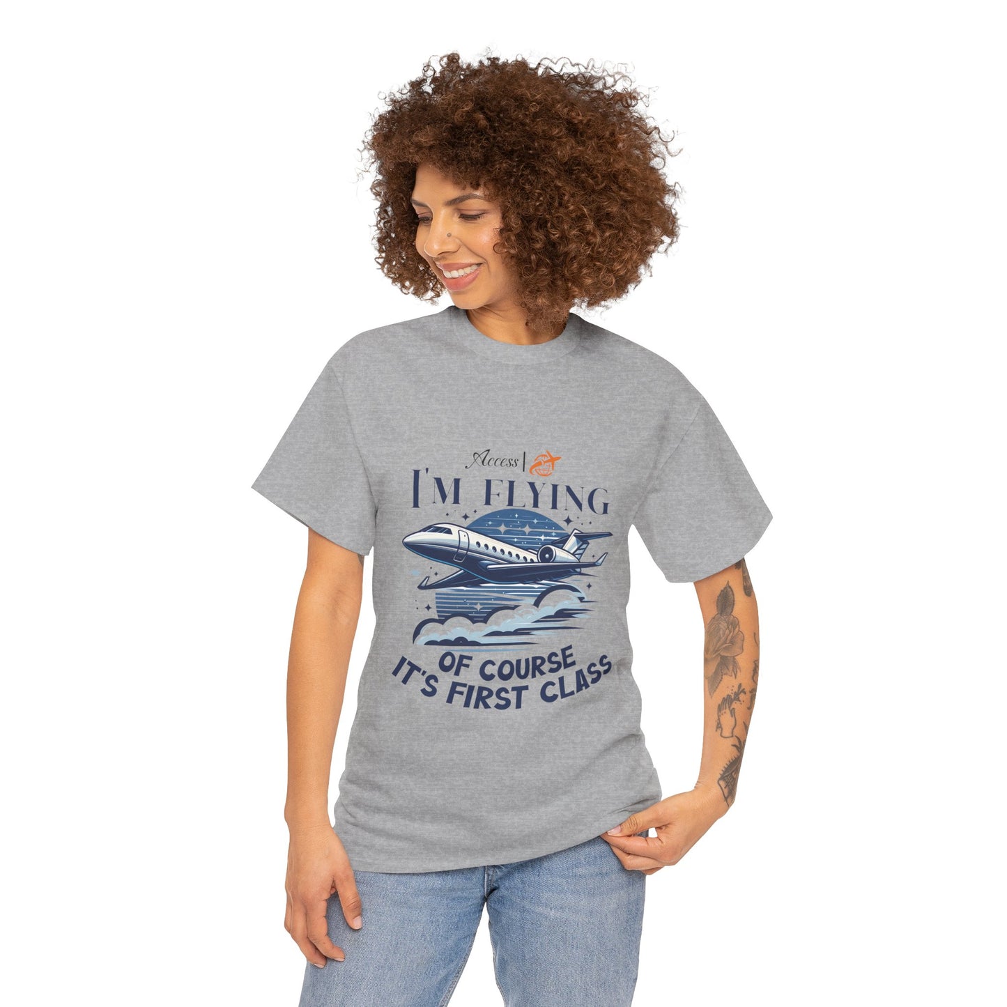 "Cruise in Style" Of Course - Unisex Heavy Cotton Tee